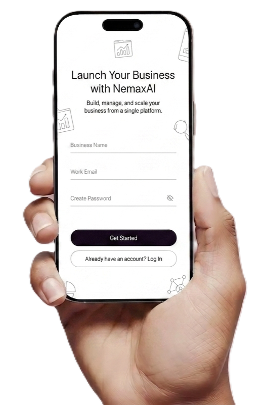 Nemax AI SignUp Screen.png